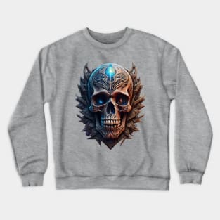 tribal skull #2 Crewneck Sweatshirt